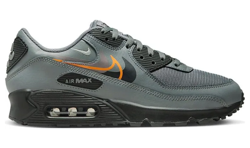 Nike Air Max 90 Multi Swoosh Smoke Grey Mandarin (FN7810-001)