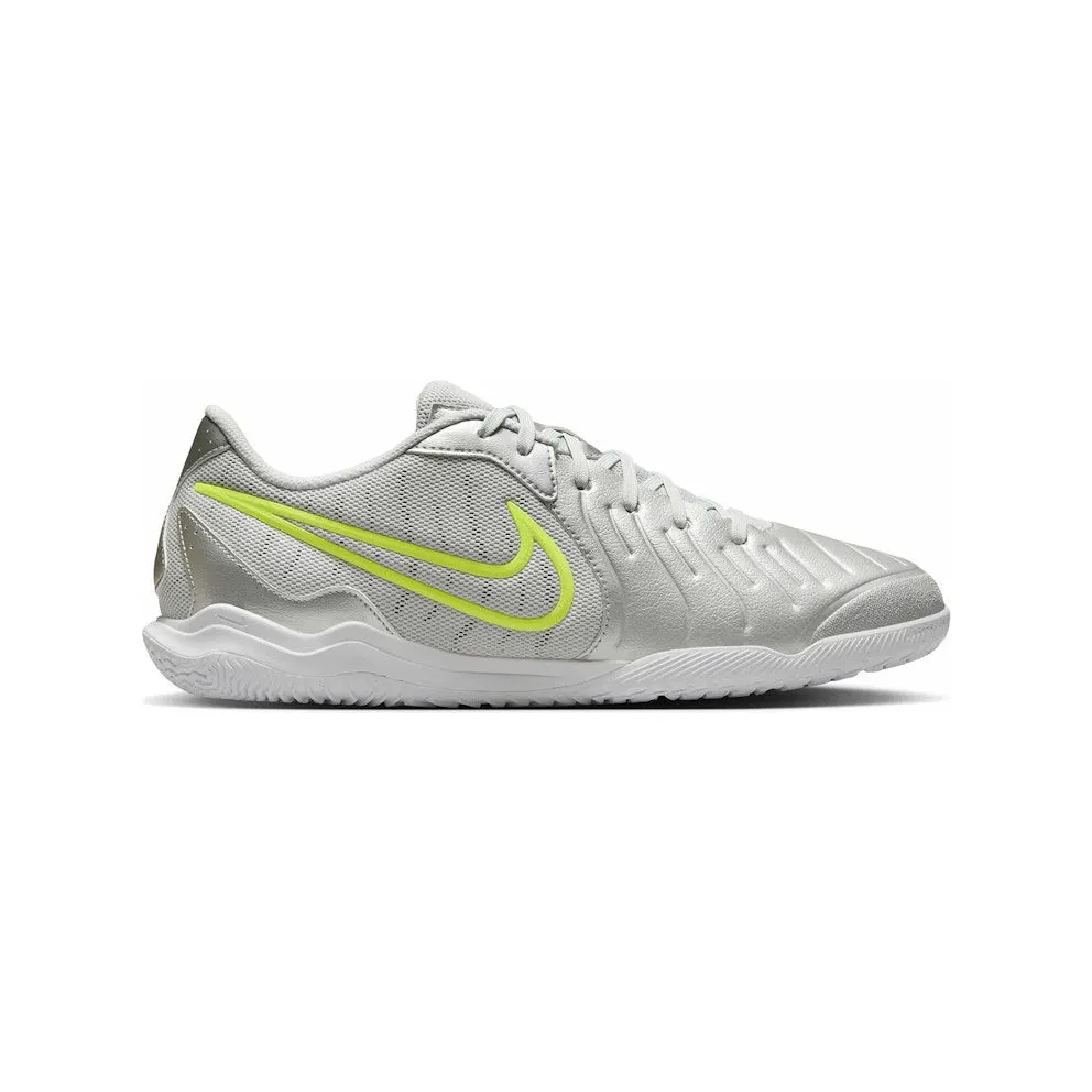 Nike Tiempo Legend 10 Academy IC Metallic Silver Volt White (DV4341-001)