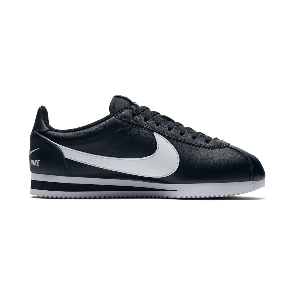 Nike Classic Cortez Mini Swoosh Black White Black/White (807480-004)