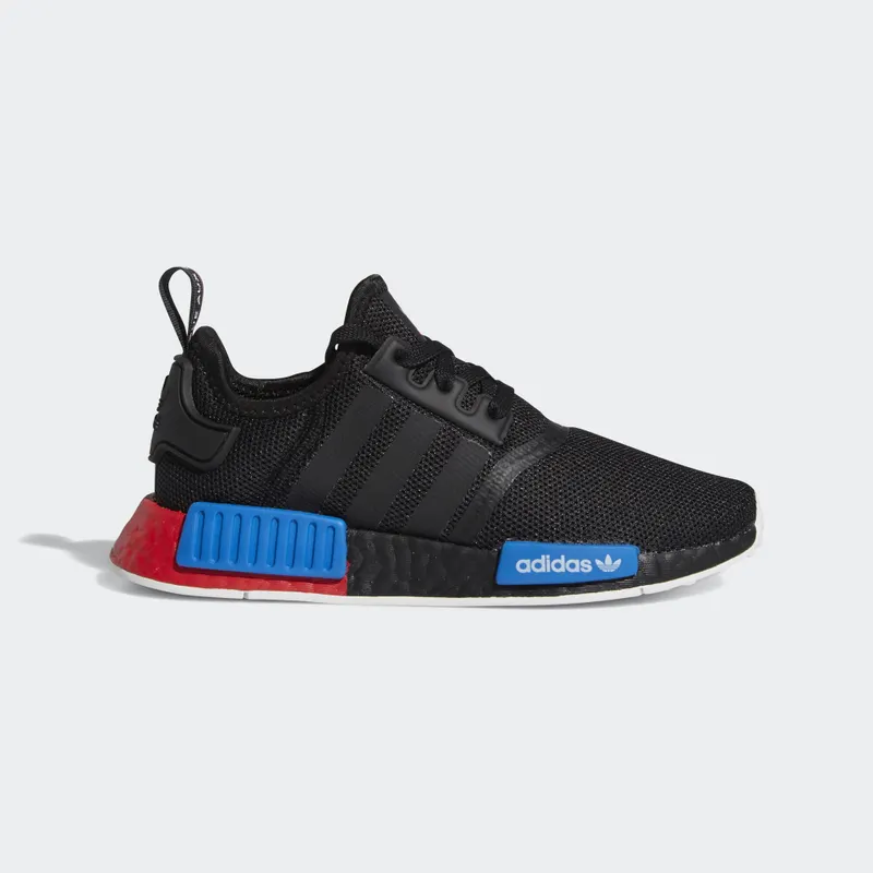 adidas NMD R1 Black Red Blue (GS) Core Black/Core Black/Lush Red (FX4352)