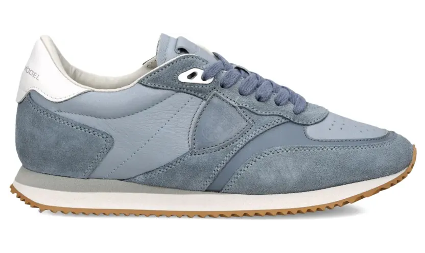 Philippe Model Paris Blville Sneakers mit Schnürung – Blau (BVLDVD02)