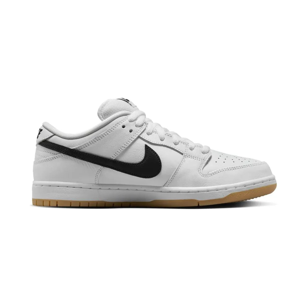 Nike SB Dunk Low Pro White/White/Gum Light Brown/Black (CD2563-101)