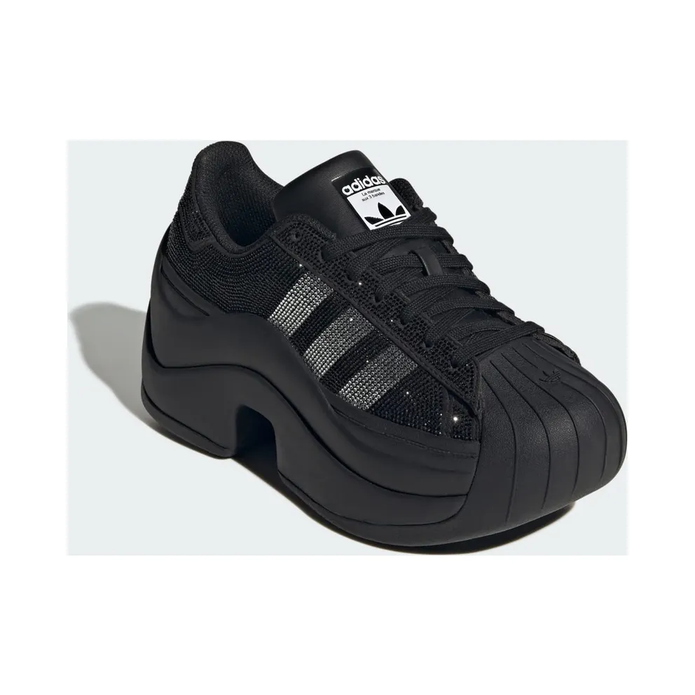Adidas SUPERSTAR BOLD- Core Black / Silver Metallic / Cloud White (IH1663)