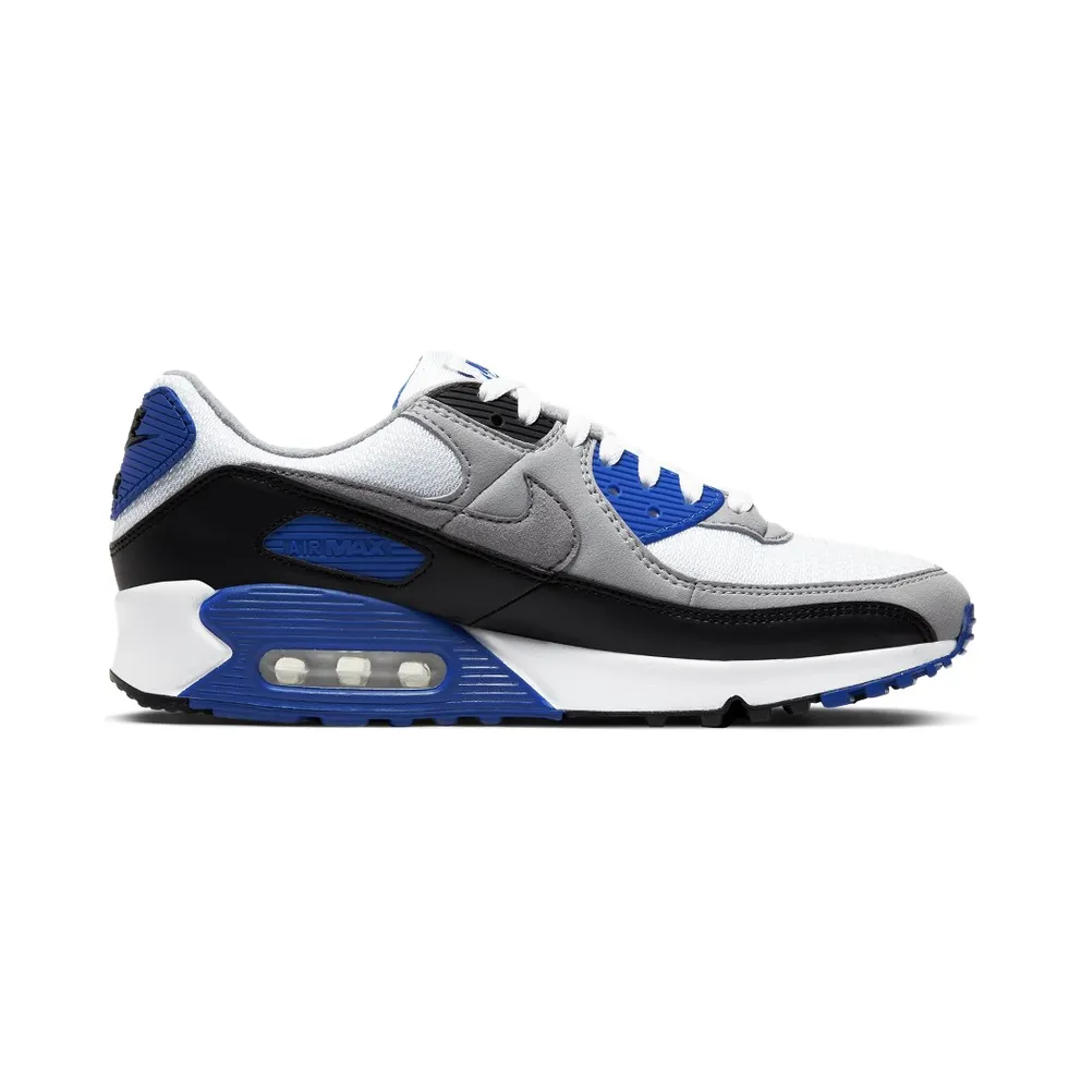 Nike Air Max 90 Recraft Royal White/Hyper Royal-Black-Particle Grey (CD0881-102)