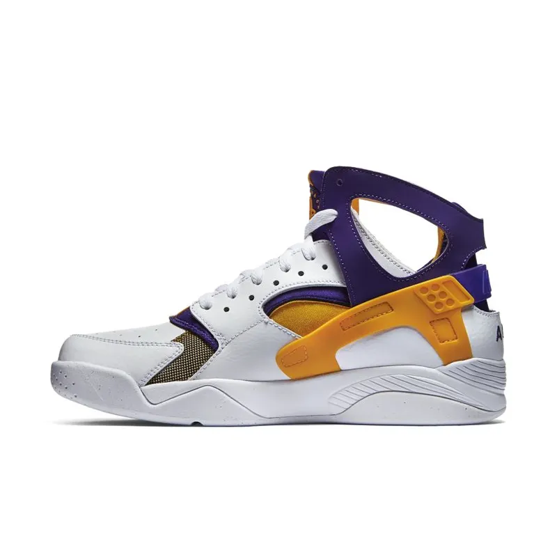 Nike Air Flight Huarache Lakers White/University Gold-Court Purple (705005-101)