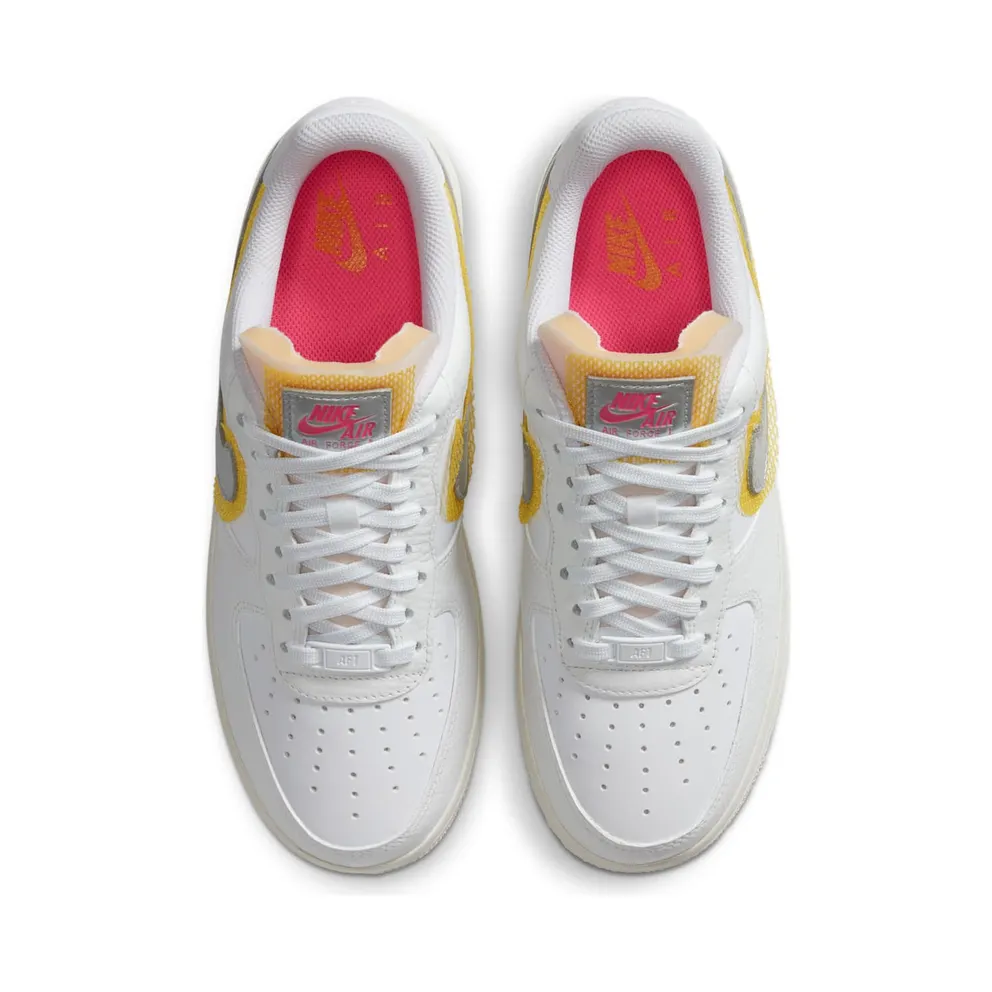 Nike WMNS Air Force 1 ’07 LX White Silver Gold (2020) (CZ8104-100)