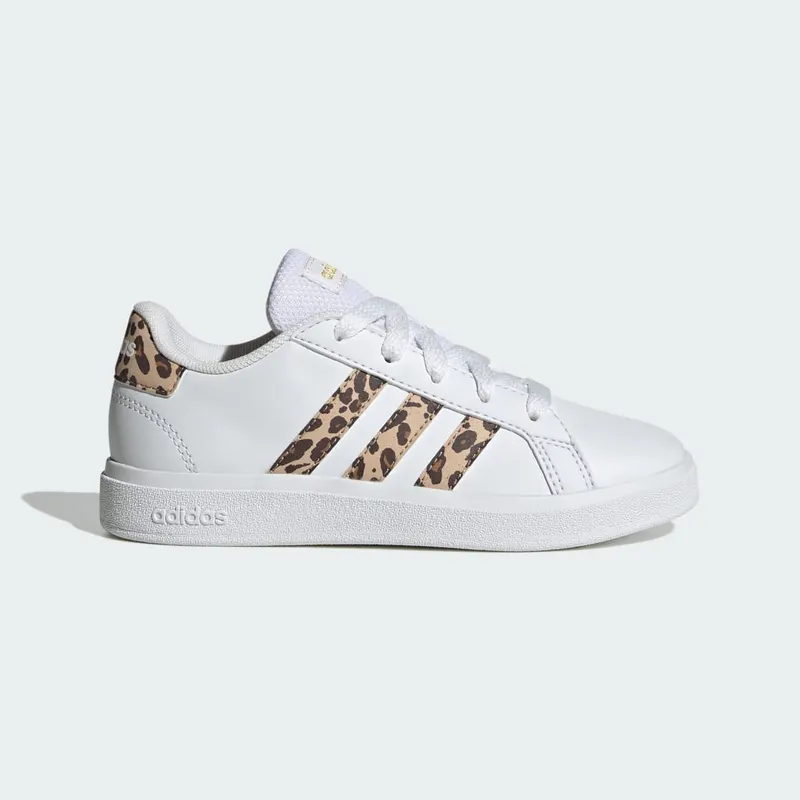 adidas Grand Court 2.0 Kids Cloud White / Magic Beige / Matte Gold (IG1187)