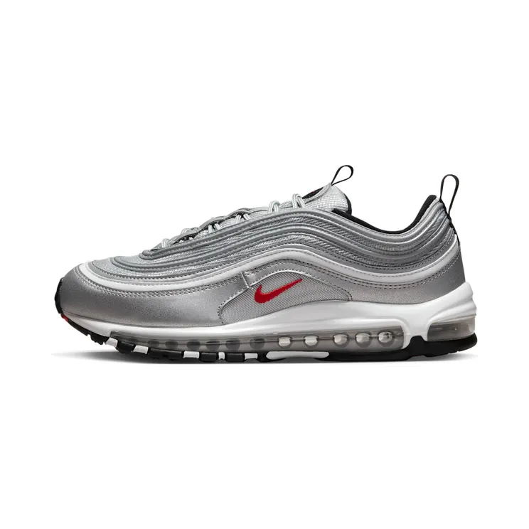 Nike AIR MAX 97 OG MNS Silver Bullet “Metallic Silver / Black / White / University Red” (DM0028-002)