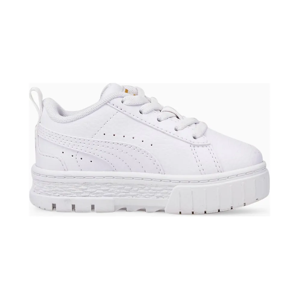 PUMA Mayze Lth Alternative Closure Babies’ White/Gold (385686-01)