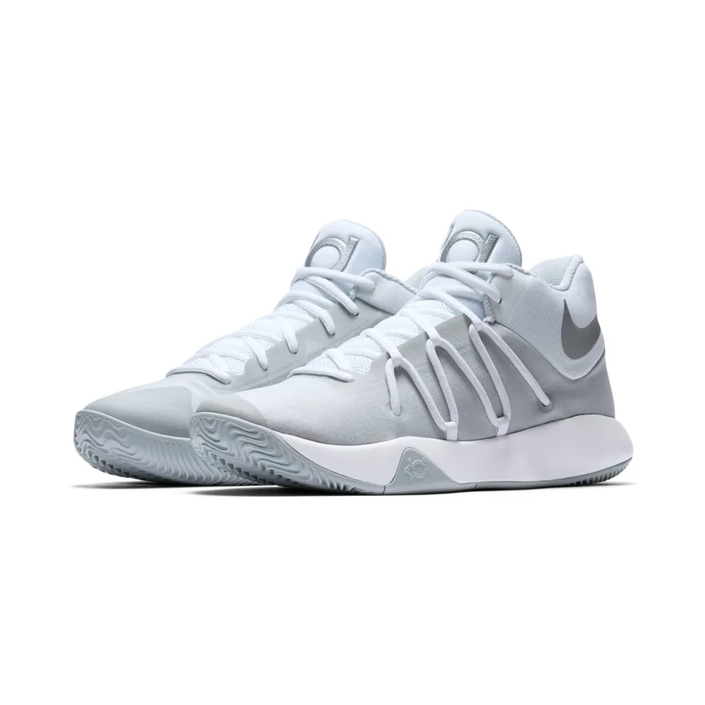 Nike KD Trey 5 V “White / Pure Platinum / Chrome” (897638-100)