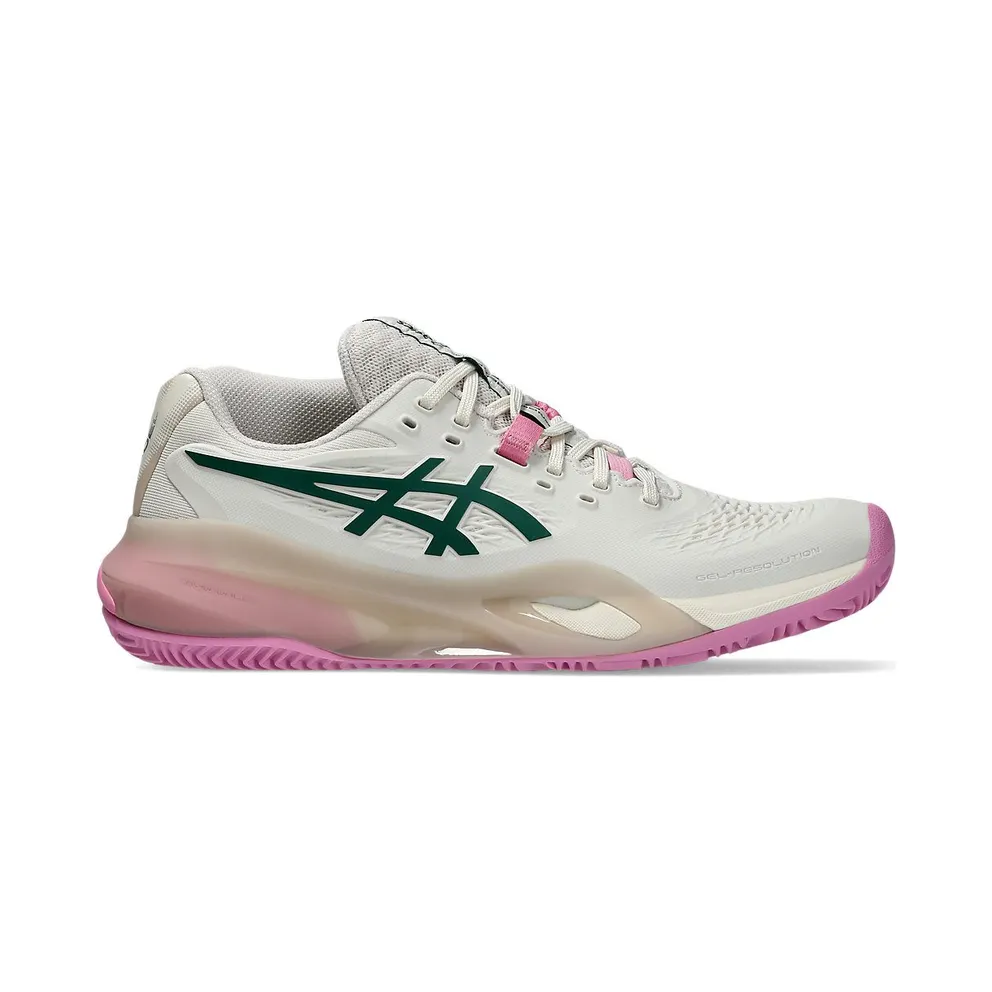 ASICS GEL-RESOLUTION X PADEL “Soft Oat / Jewel Green” (1042A285-250)