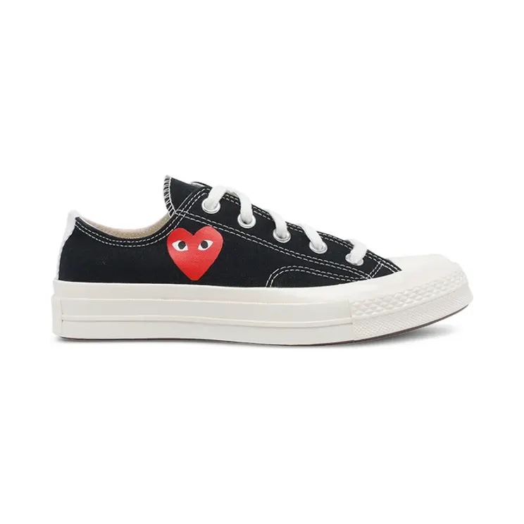 Converse Comme Des Garçons Play x Converse “Black” (K128W1)