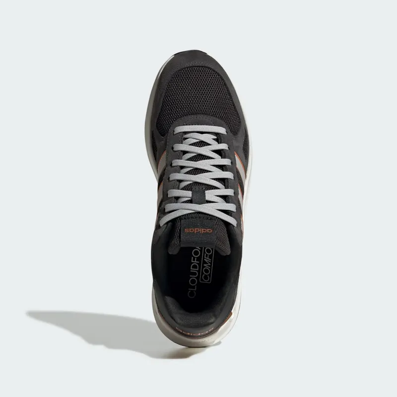 adidas Run 84 Black Grey Dusky Orange (JR7476)