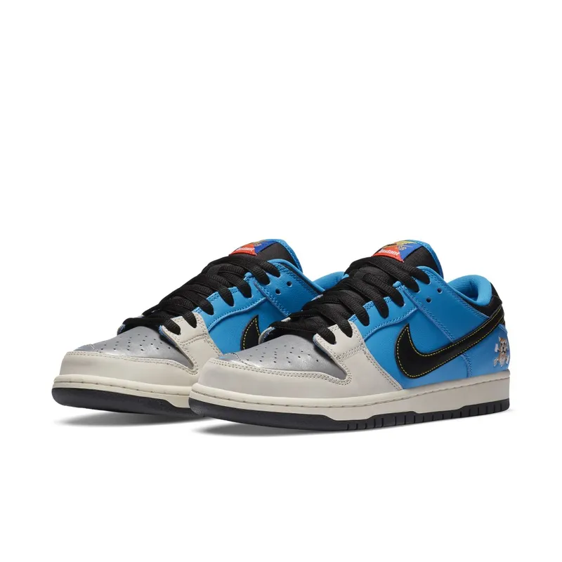 Nike SB x Instant Skateboards Dunk Low Black Blue (2020) (CZ5128-400)