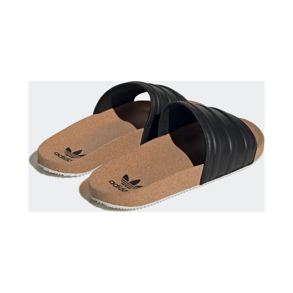 Adidas Island Club Adilette Premium Slides Core Black / Core Black / Light Solid Grey (HQ1998)