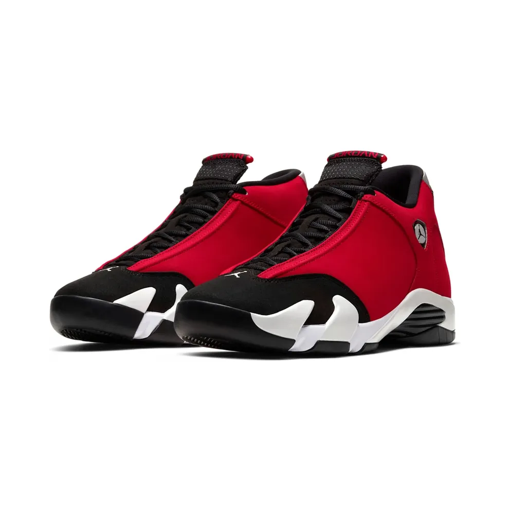 Jordan 14 Retro Gym Red Toro Black/White-Off White-Gym Red (487471-006)