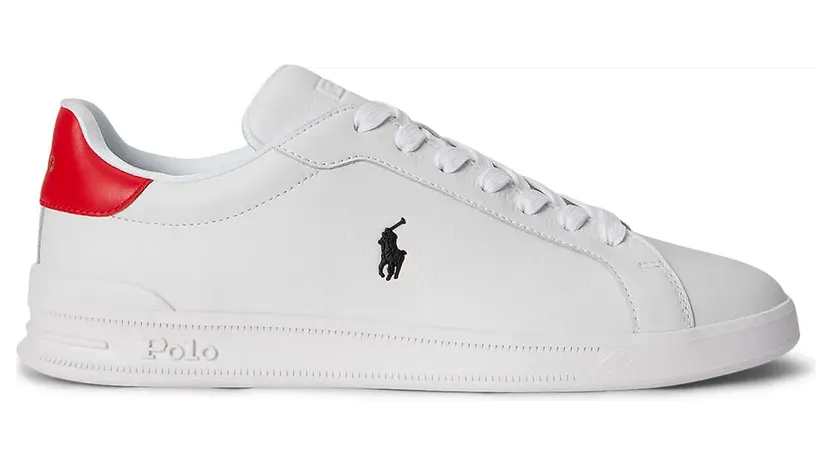 Ralph Lauren Ftw Polo Ralph Lauren – Hrt Crt Ii Lage Leren Sneakers – Heren – Schoenen – Wit (809P09760-001)