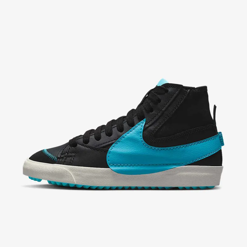 Nike Blazer Mid 77 Jumbo Black Baltic Blue (FD0278-001)