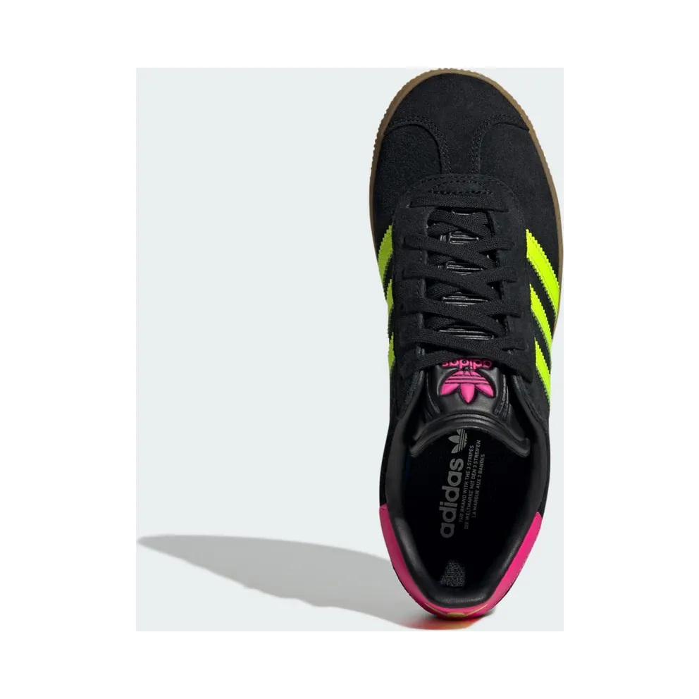 adidas Gazelle Black Signal Green Shock Pink (JQ5994)