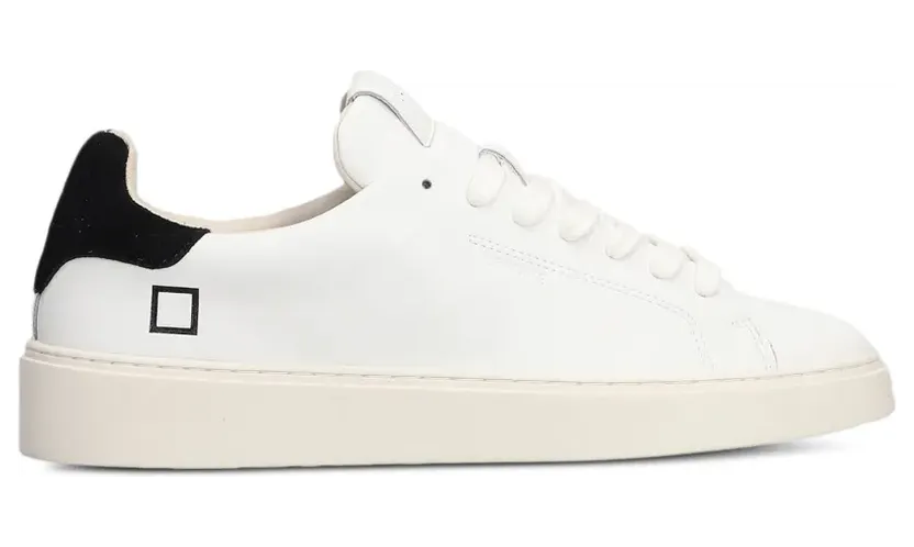 D.A.T.E. Levante sneakers met contrasterende hak – Wit (M451LVCAWB)