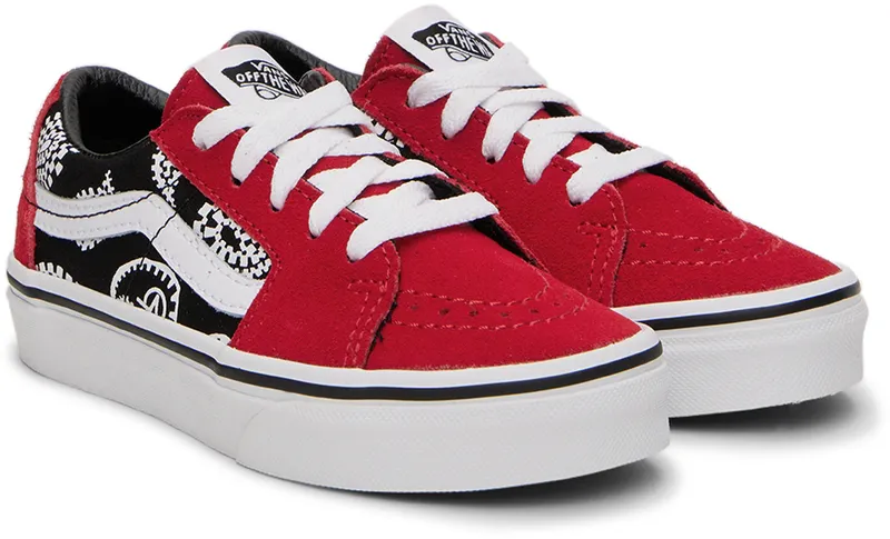 Vans Kids Red & Black SK8-Low Little Kids (VN0A7Q5LIZQ)