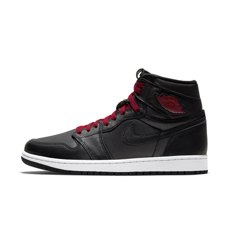 Air Jordan Nike AJ I 1 Retro High OG Black Red (2020) (555088-060)
