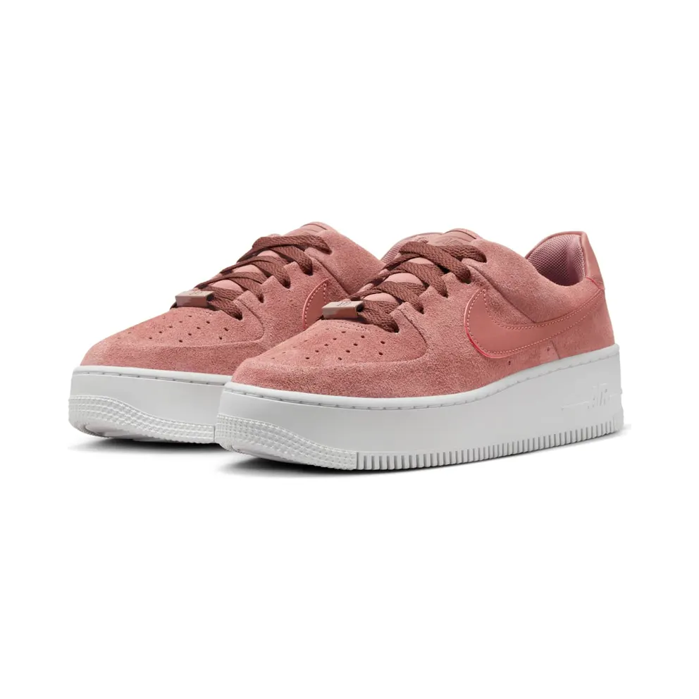 Nike Air Force 1 Low Sage WMNS Dark Pink “Red Sepia / White” (AR5339-204)