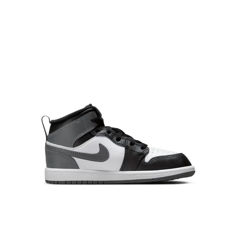 Jordan 1 Mid Black White Iron Grey (DQ8424-001)