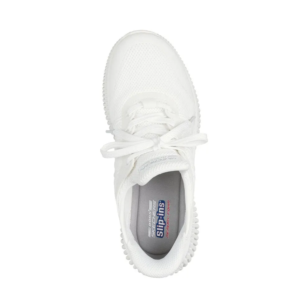 Skechers Slip-ins: BOBS Geo Lite – Divine Pace – White – “White” (117413 WHT)
