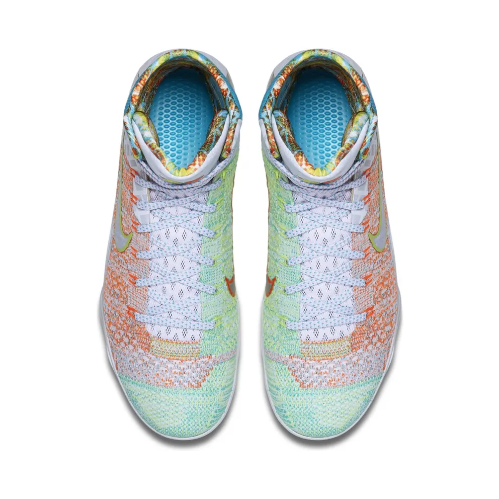 Nike Kobe 9 Elite What the Kobe Multi-Color/Reflect Silver-Chlorine Blue (678301-904)