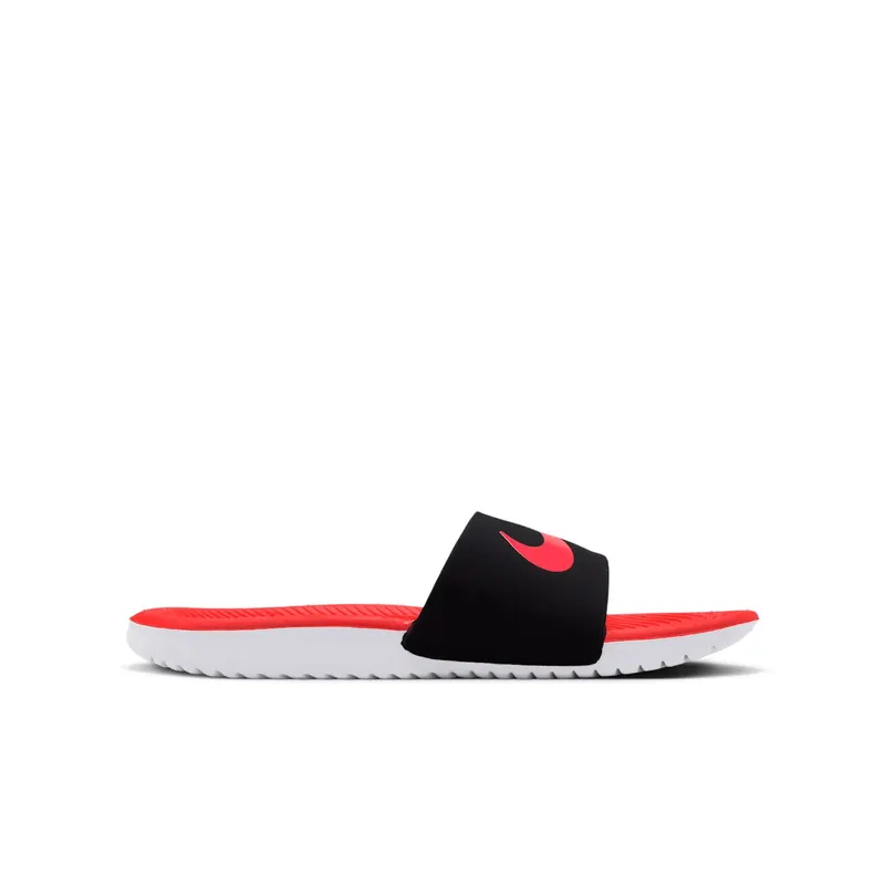Nike Kawa Slide Black White Bright Crimson (FJ8812-003)