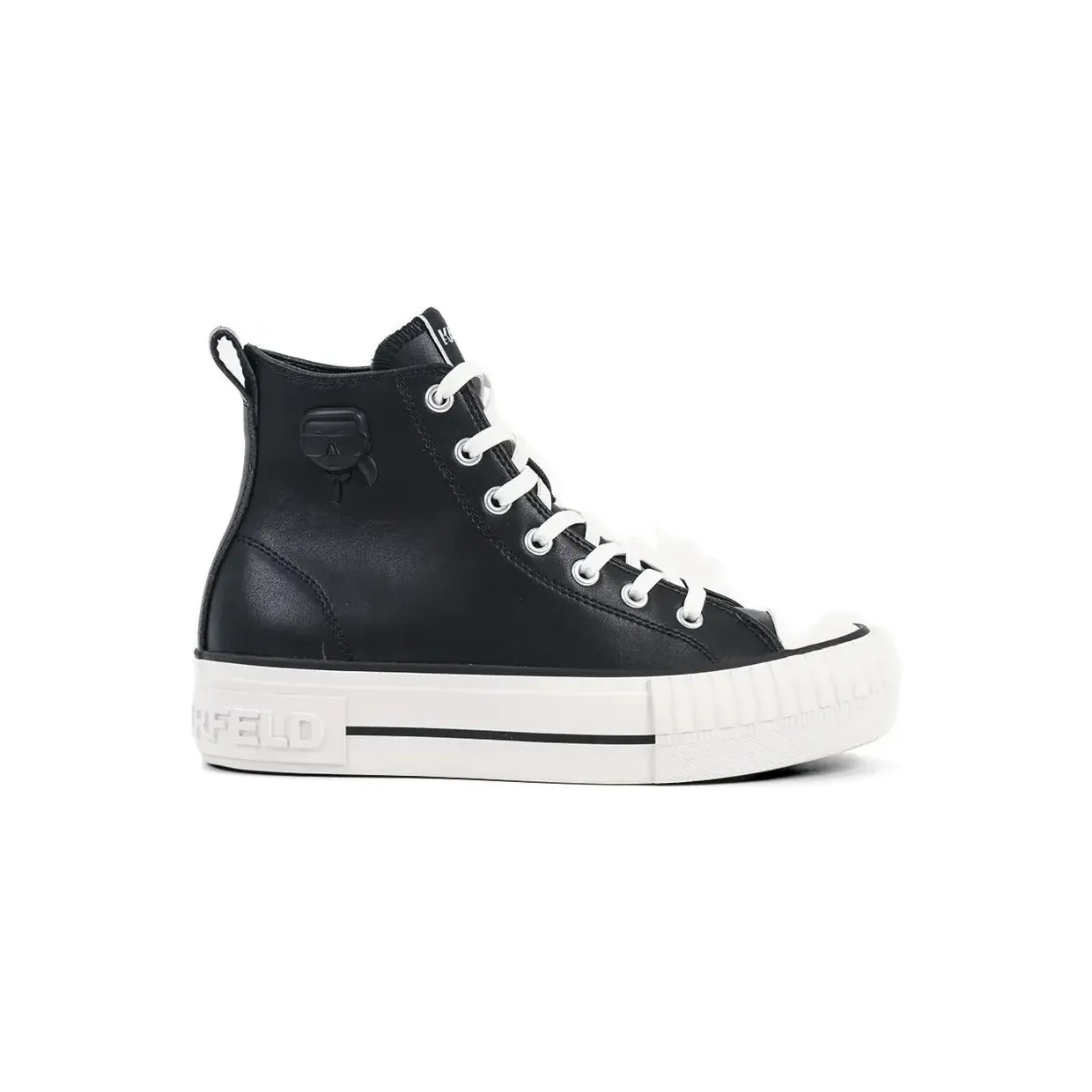 Karl Lagerfeld Kampus Max Nft High-Top-Sneakers “Black” (KL60456)