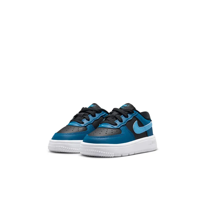 Nike Air Force One Low Black / Court Blue / White (IF1674-012)