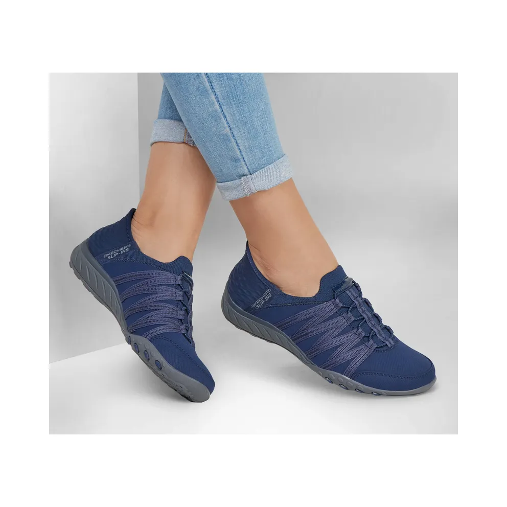 Skechers Slip-ins: Breathe-Easy – Roll-With-Me – Marine (100593 NVY)