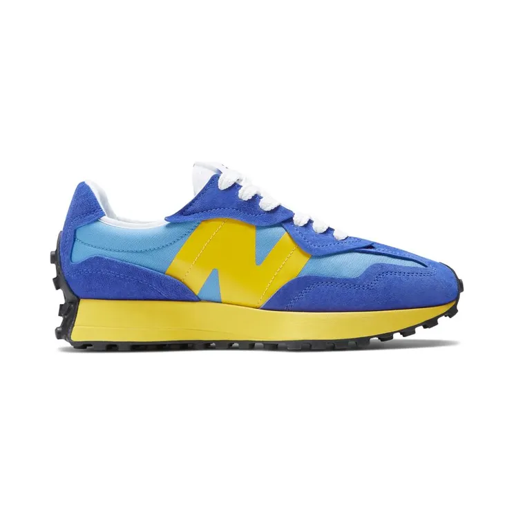 New Balance 327 Warped Essentials Marine Blue Yellow (U327WEH)
