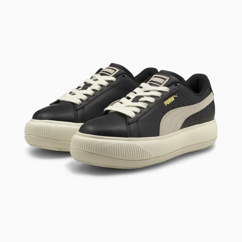 Puma Suede Mayu leren Women White/Black (381042-02)