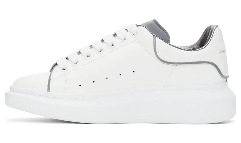 Alexander McQueen SSENSE Exclusive White Reflective Oversized Sneakers (561123WHTQK) (3)