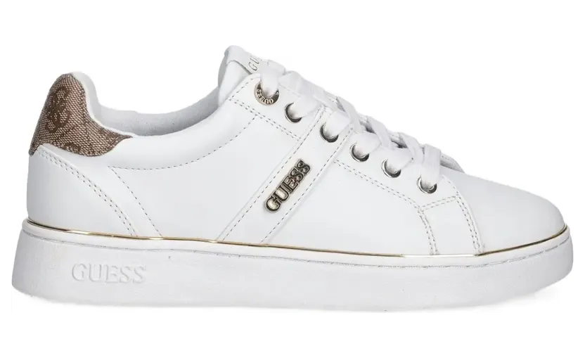 Guess Usa Welli leren “White” (FLFBTZELE12)