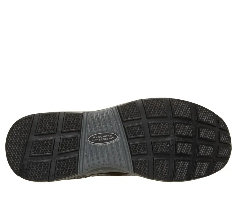 Skechers Work: Malad II Comp Toe Sneaker Black