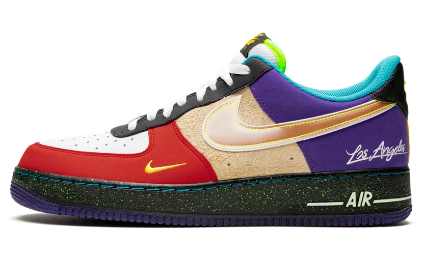 Nike Air Force 1 ’07 LV8 ‘What The LA’ White/Black/Hyper Jade (CT1117-100)