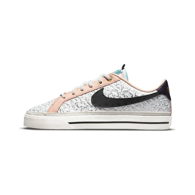 Nike Court Legacy Serena Williams Design Crew White (W) “Summit White / Pale Coral / Metallic Gold / Cave Purple” (DJ1454-100)