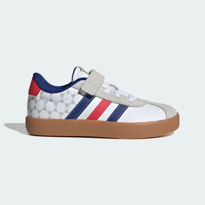 Adidas VL Court 3.0 Kids Cloud White / Pure Ruby / Mystery Ink (KI5707)