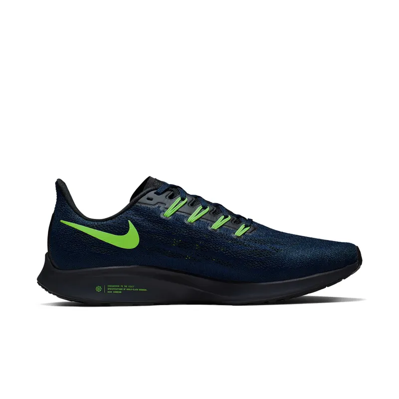 Nike Air Zoom Pegasus 36 Seattle Seahawks College Navy/Black-Action Green (CI1947-400)