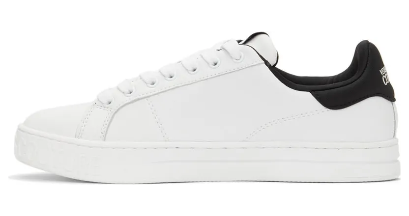 Versace Jeans Couture White 88 V-Emblem Court Sneakers (E72YA3SK1 EZP101) (3)