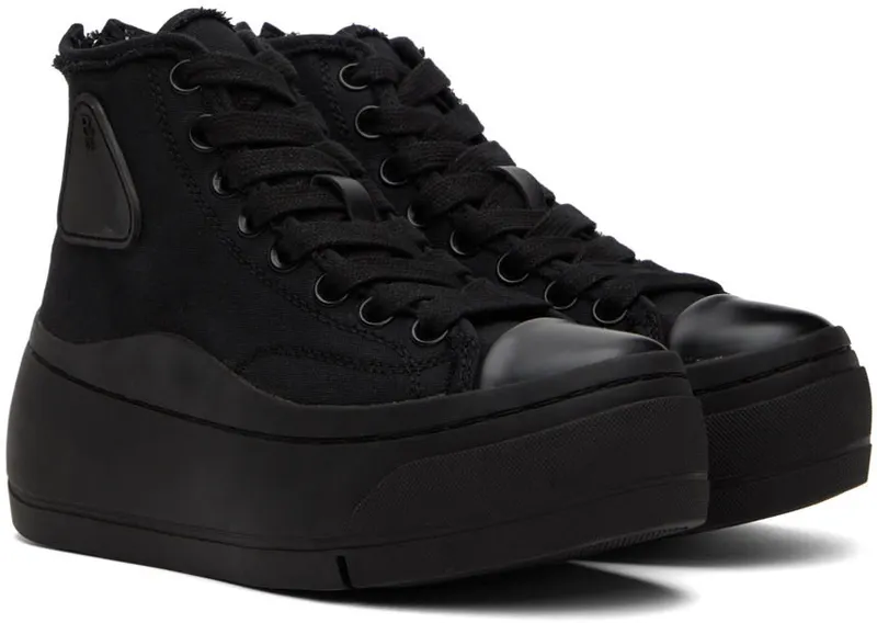 R13 Black Kurt High-Top (R13S5029-S001B)