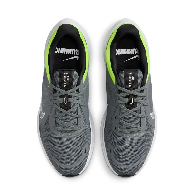 Nike Quest 5 Smoke Grey Volt Black White (DD0204-010)