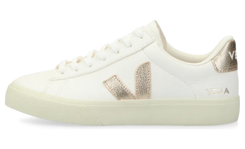 VEJA Campo Chromefree Leather (extra white / platine) – CP0503495
