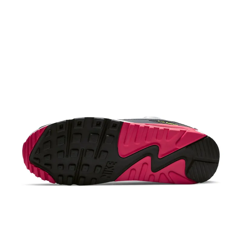 Nike Air Max 90 Wolf Grey Rush Pink Wolf Grey/Rush Pink-Volt-White (AJ1285-020)