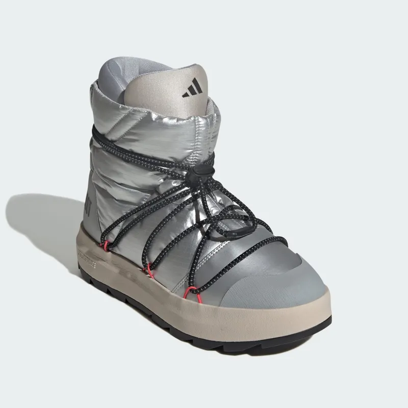 Adidas adidas x MOON BOOT ACE MID Matte Silver / Core Black / Lucid Red (JQ7849)