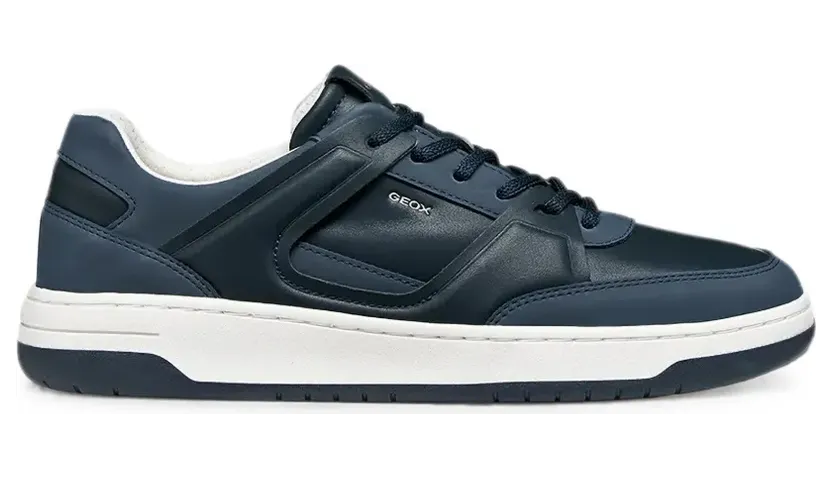 Geox Sedral Court sneakers met vlakken – Blauw (U65M5C0EK9B)